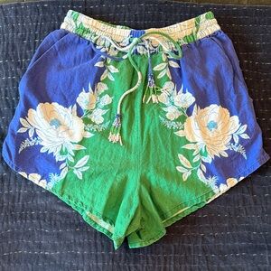 FARM RIO Women’s Linen Blend Soft Garden Shorts